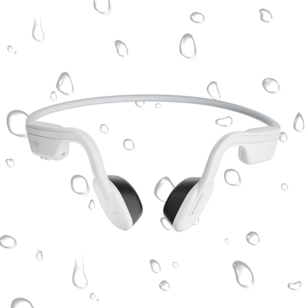 SHOKZ OPENMOVE ワイヤレスヘッドフォン ホワイト Amazon.com: SHOKZ OpenMove - Open-Ear Bluetooth Sport